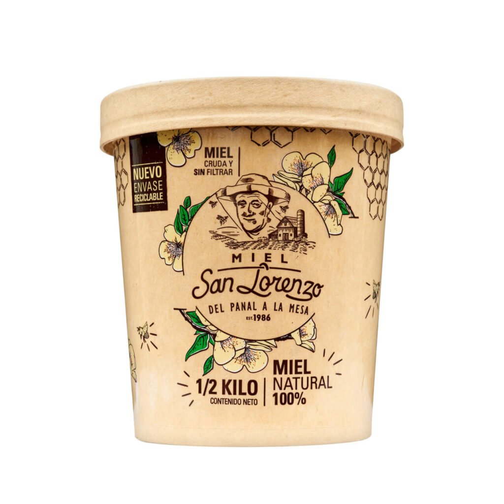 Miel San Lorenzo 1/2 Kilo Multifloral (VI región o Chiloé)